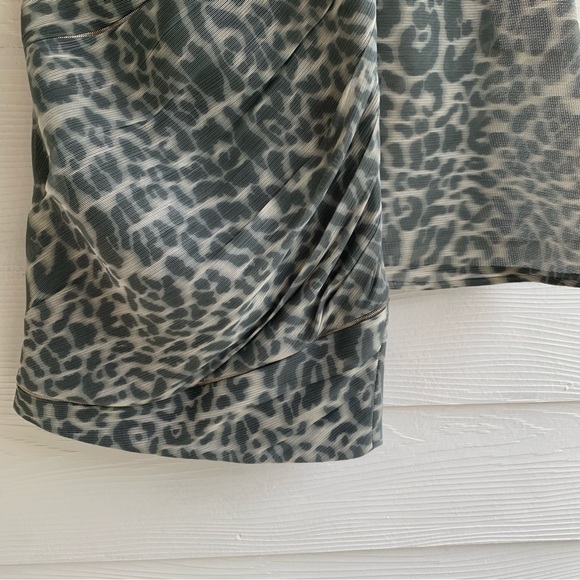 Jay Ahr one Sleeve mini dress size 36 zipper details lined rushing bodycon - Picture 4 of 16